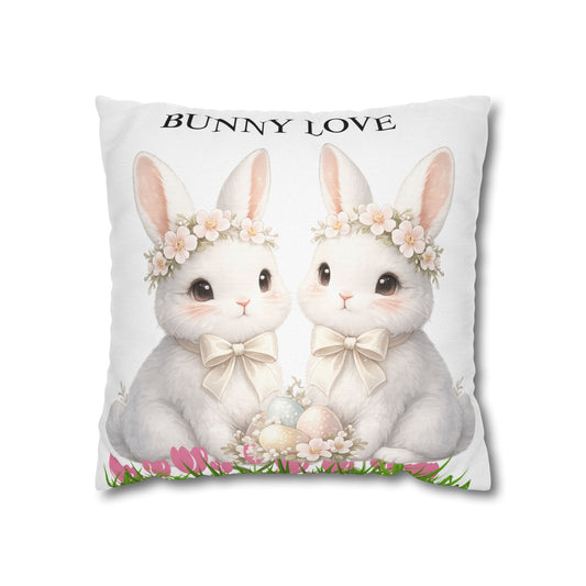 Spun Polyester Square Pillowcase