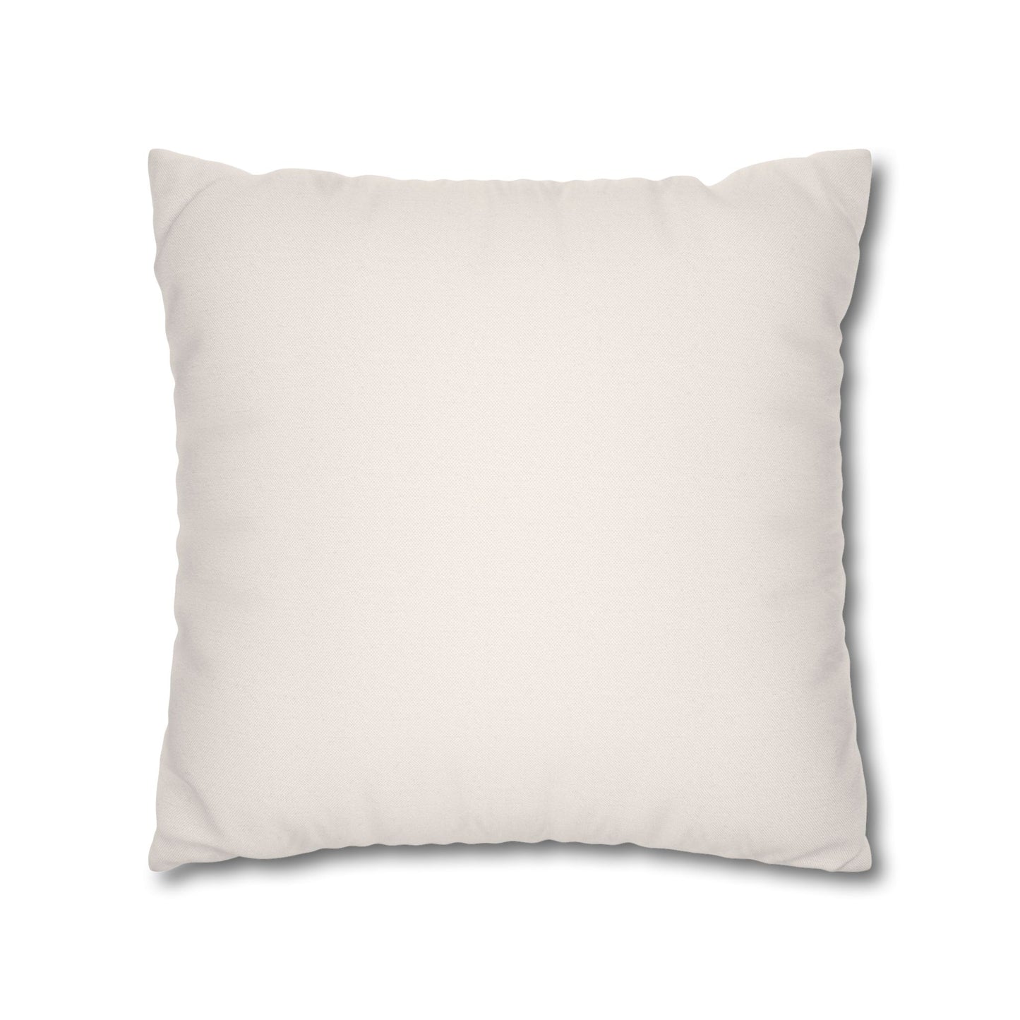 Spun Polyester Square Pillowcase