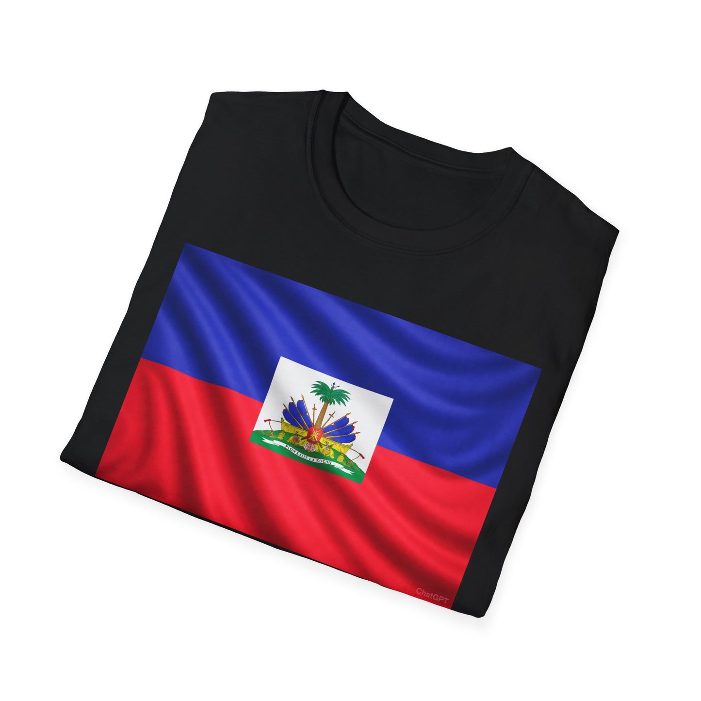Floating Haitian Flag T-Shirt