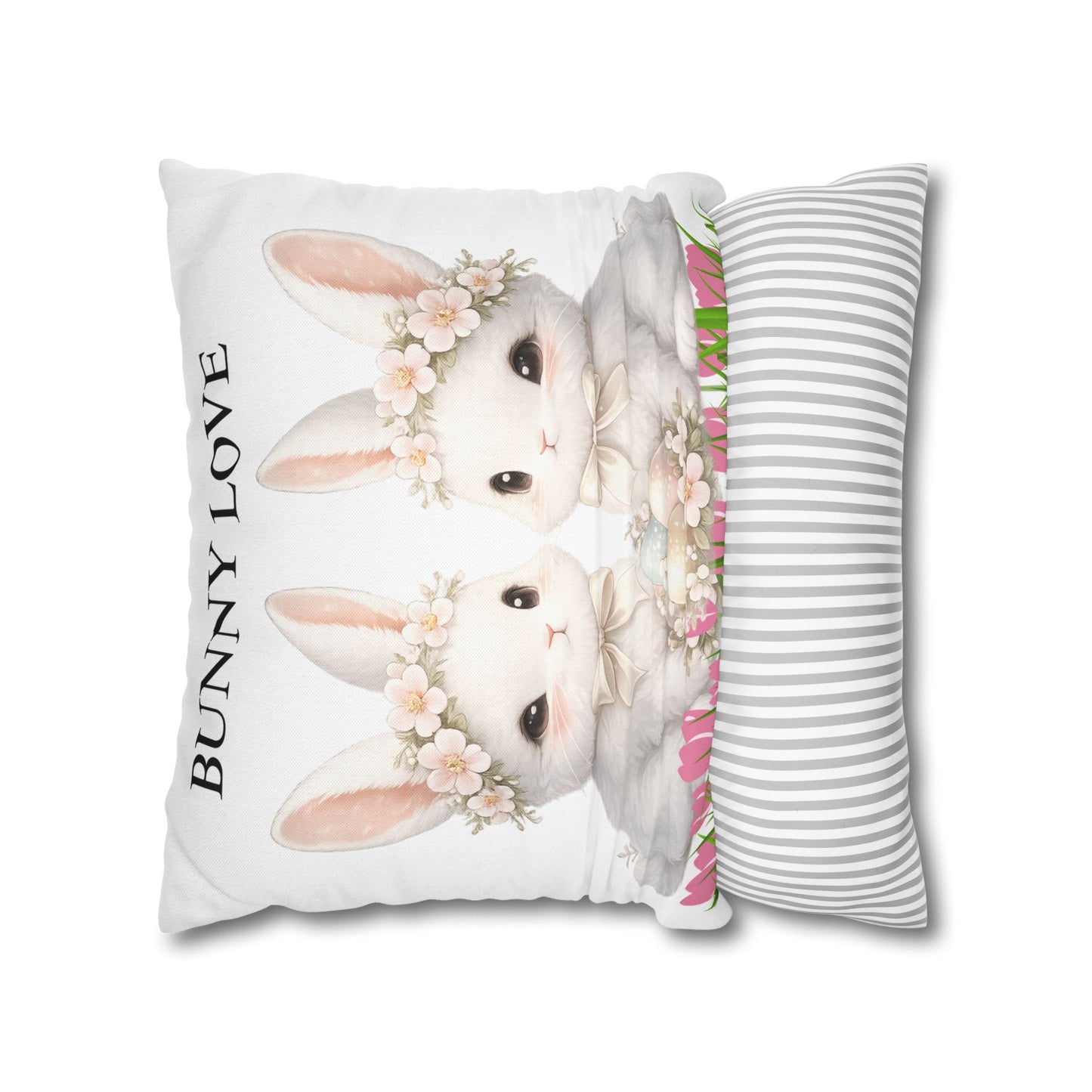 Spun Polyester Square Pillowcase