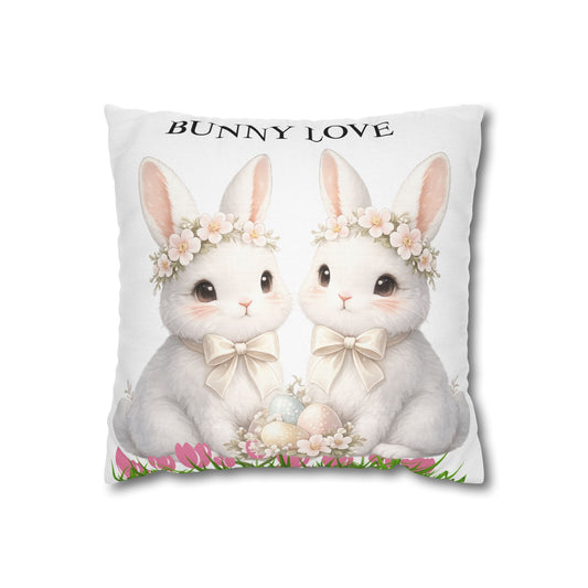 Spun Polyester Square Pillowcase