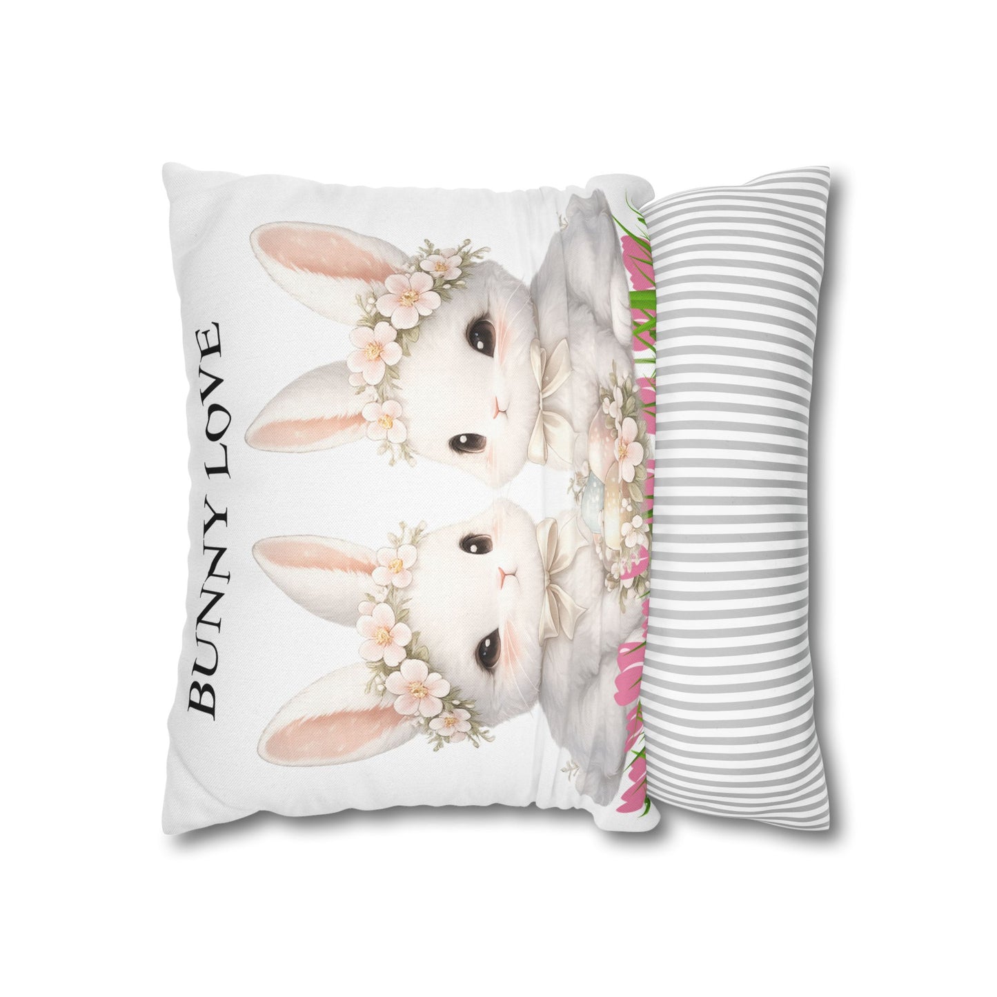 Spun Polyester Square Pillowcase