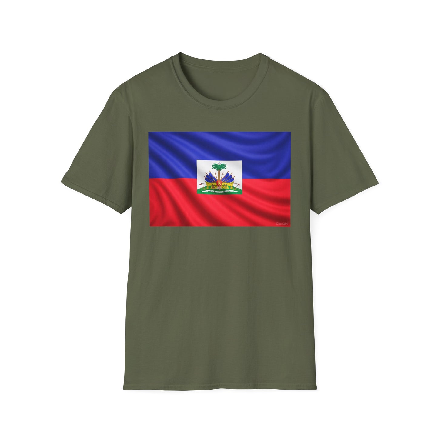 Floating Haitian Flag T-Shirt