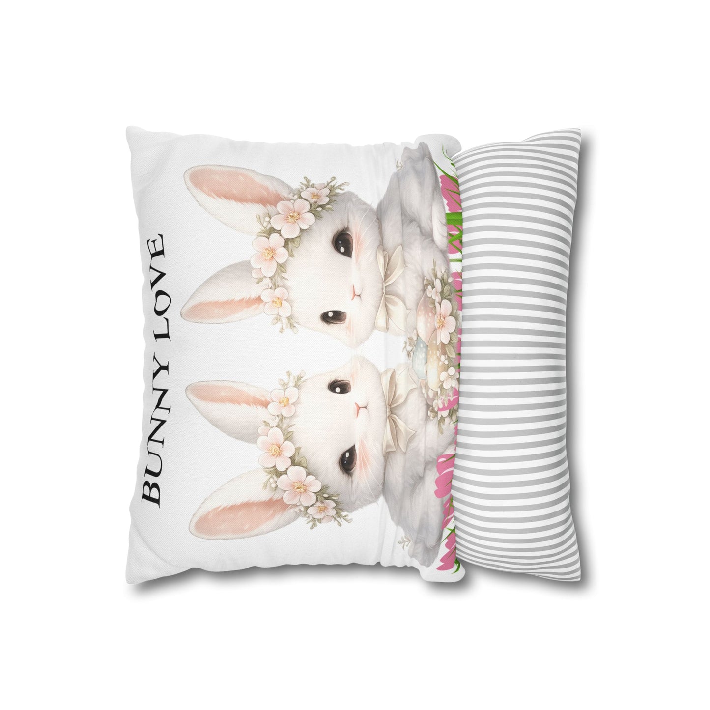 Spun Polyester Square Pillowcase