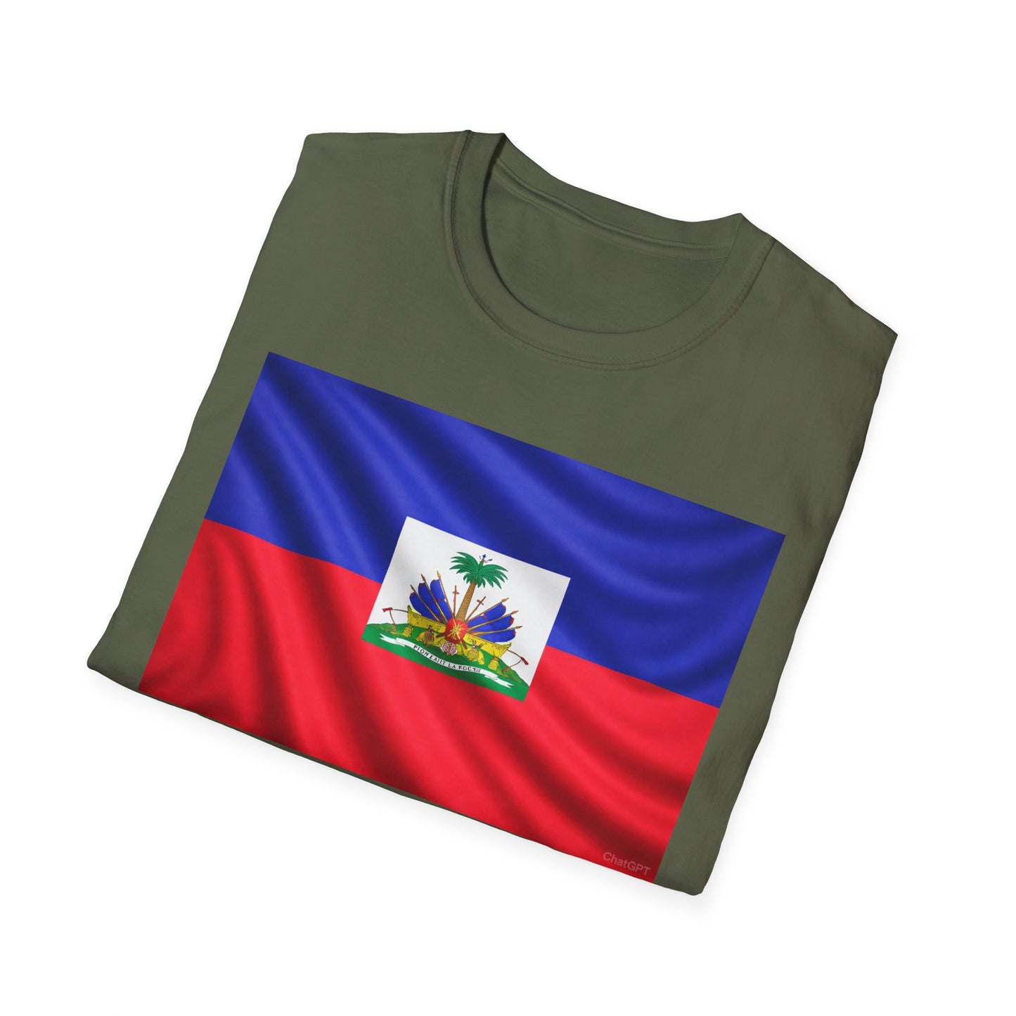 Floating Haitian Flag T-Shirt