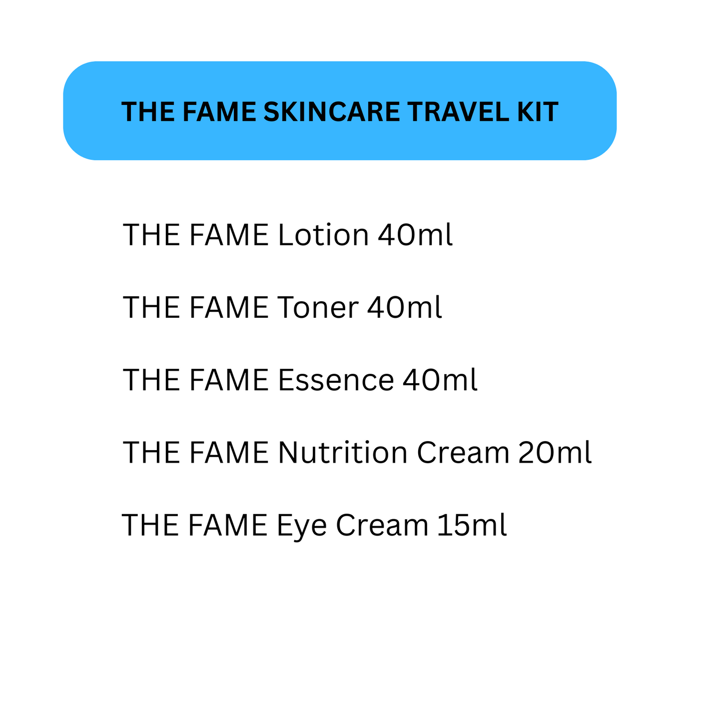 EL KIT DE VIAJE DE LA FAMA